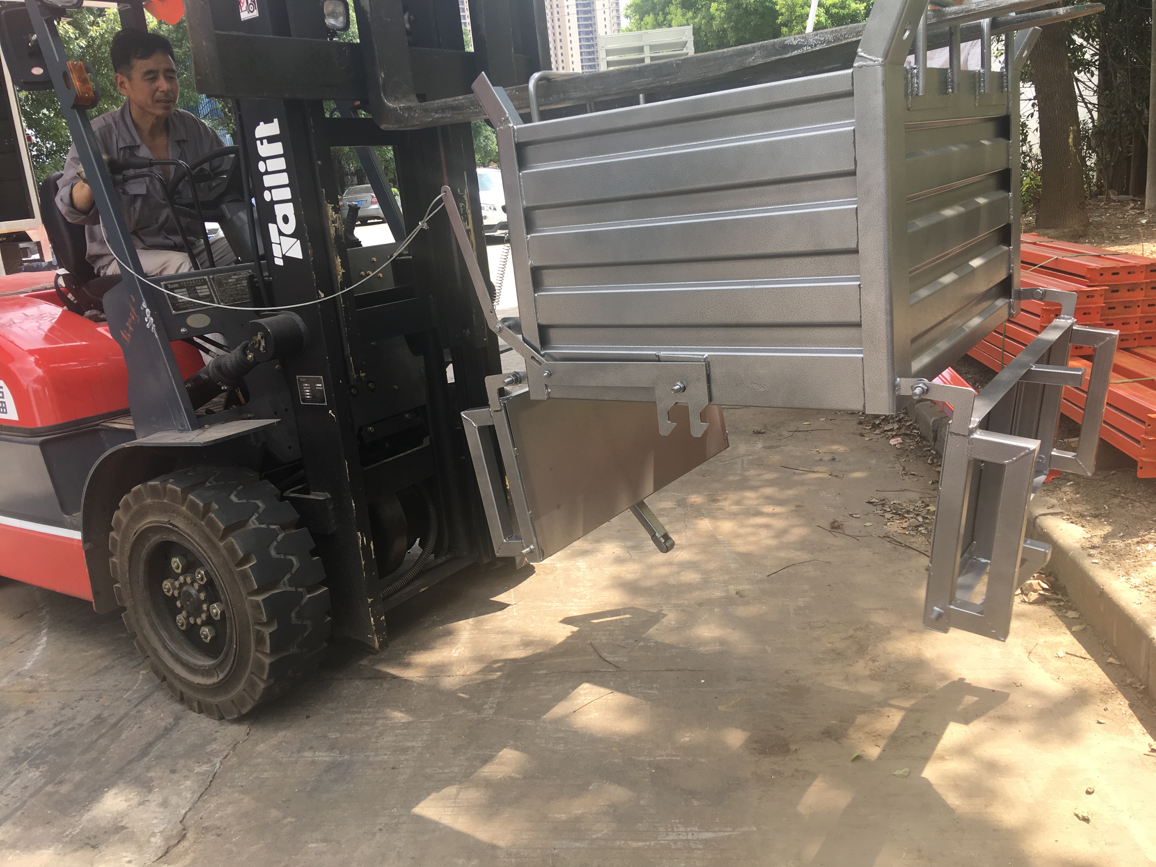 賽維亞自卸式鐵屑箱出口加拿大