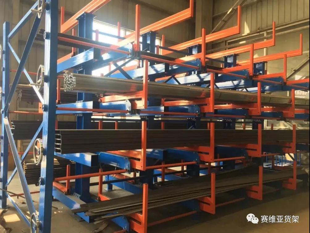 懸臂式閣樓貨架,伸縮式懸臂貨架,雙面懸臂貨架